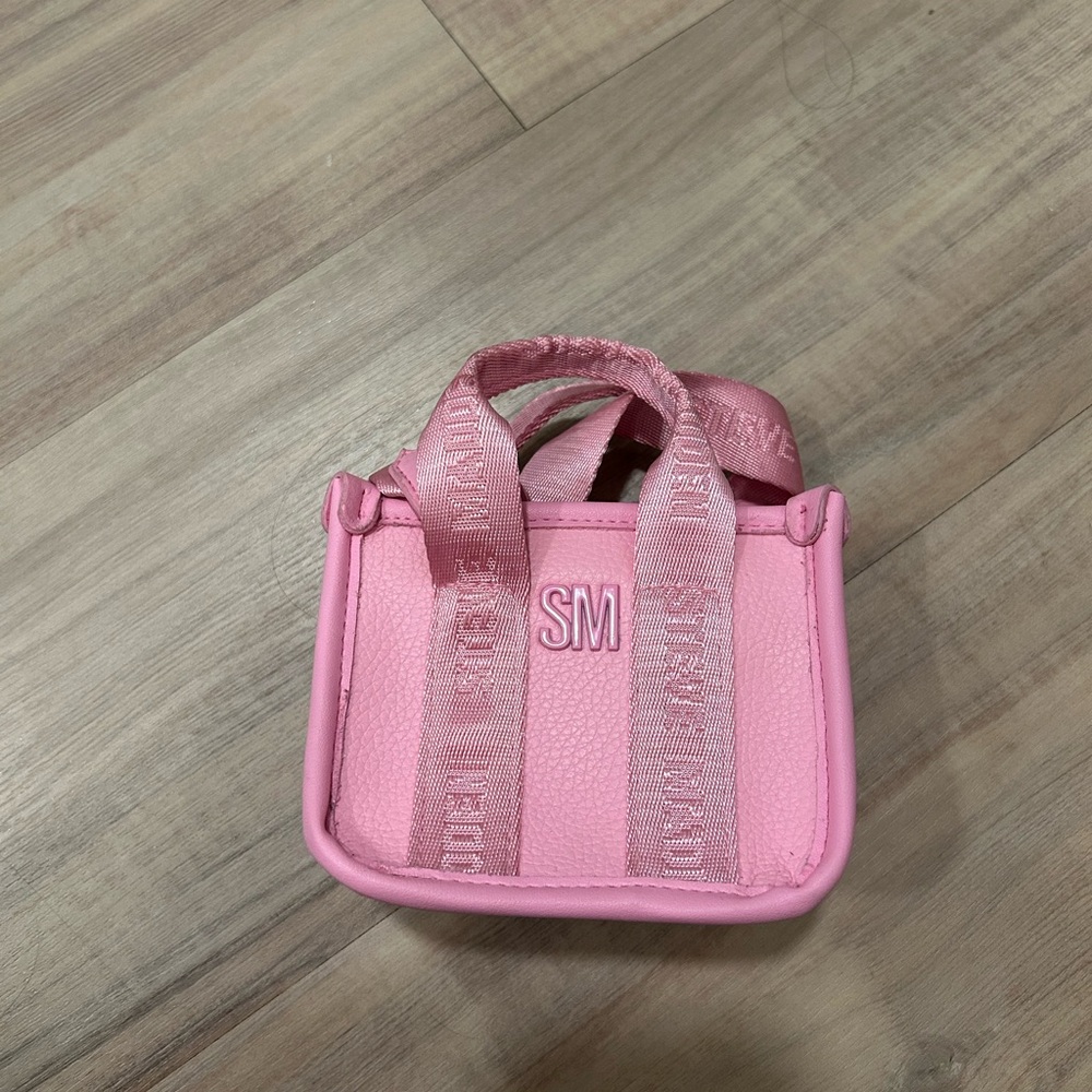 Pink Mini Tote Bag with Monogram